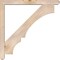 Ekena Millwork Balboa Craftsman Smooth Bracket w/ Offset Brace, Douglas Fir, 5 1/2"W x 48"D x 48"H BKT0604X48X48BOA04SDF - alternate 2